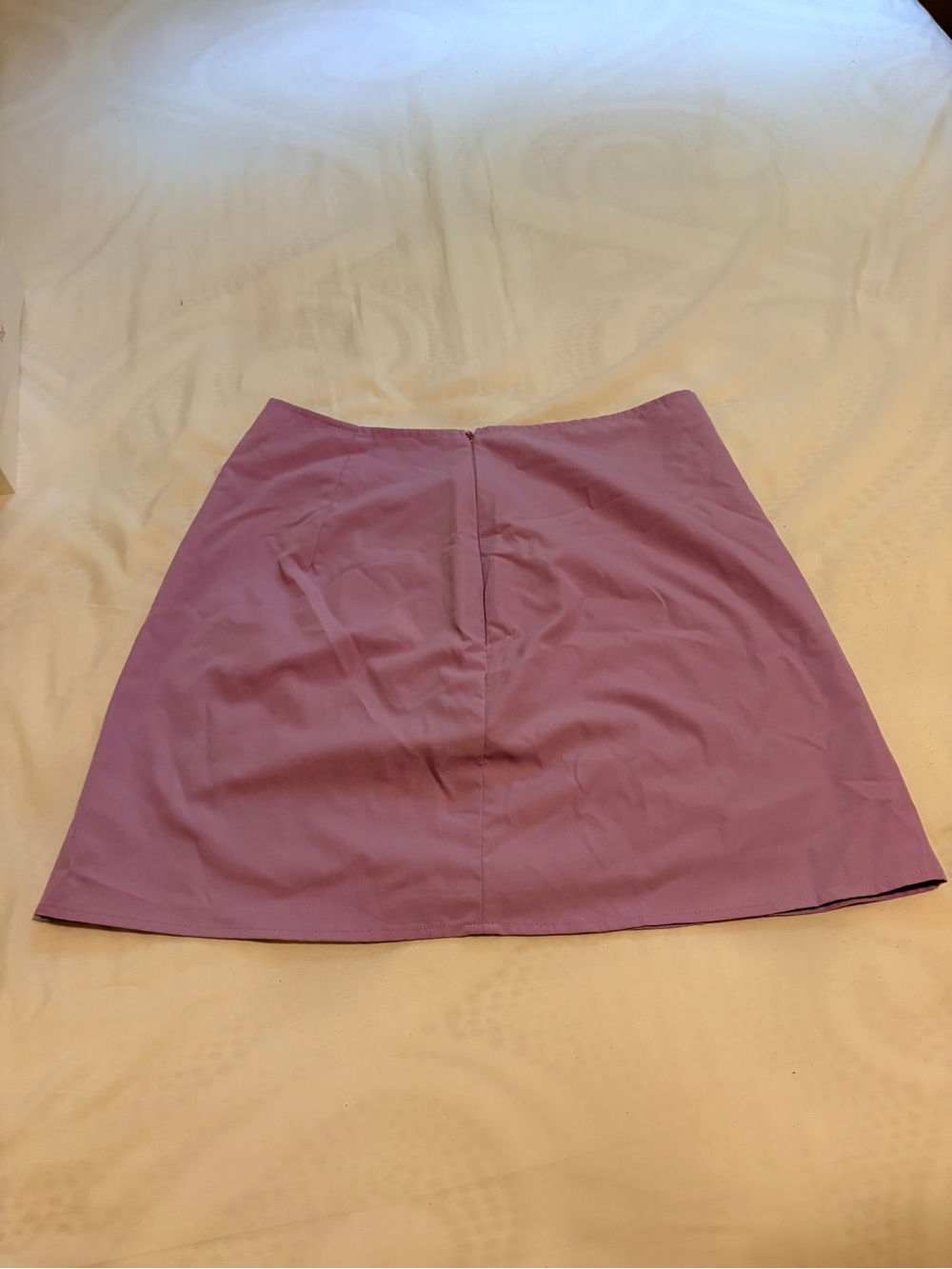 SHEIN Dusty Mauve A-Line Mini Skirt